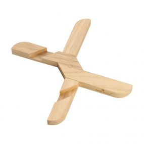 VS MYOKO Dřevěná podložka pod hrnec se stojánkem béžová